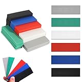 Unterlegplatten Kunststoff, 150 Stück Mehrfarbige Abstandhalter Set, 100 x 28 mm Sechs Höhen von 1 bis 6 mm Ausgleichsplatten aus Kunststoff, Abstandhalter Fliesenkeile, für Decken, Fliesen(6 Größen)