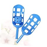 ifundom 1 Satz Satz Schaufel- und Wurfballspiel Kind hat Rasen Schaufelbälle Sport Scoop Toys hühner outdoorspielzeug gartenspielzeuge Camper Kugelspiel Blue