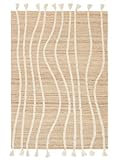 RugVista Waves Teppich - Beige/Weiß 120x180