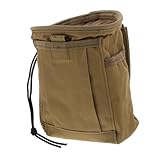 ifundom Multifunktionale Outdoor Hüfttasche Verstellbar Leichter Drawstring Kletter und Wandertasche Robust Wasserabweisend für Camping Sport und Hiking Khaki