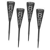 Ciieeo 4 Stück Wetterfeste Friedhofsvasen aus Kunststoff mit Erdspieß Robuste Grabvasen für Blumenarrangements im Außenbereich Langlebige Grabschmuck Friedhöfe und Grabstätten