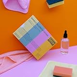 Generisch Bambus Allzwecktücher 100% Bambus 4er Set nachhaltige Reinigungstücher Bambus Putztücher Bambus Reinigungstücher 25 x 25 cm grün, gelb, orange, pink