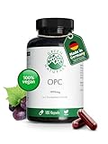 OPC - Hochdosiert: 1250mg Traubenkernextrakt mit 1000mg OPC je Tagesdosis - Vegan & ohne Zusatzstoffe - Apothekenqualität - Green Naturals®