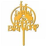 Eladcncmc 10 Stück Acryl-Kuchenaufsätze 'Happy Birthday', Feiertagsparty, dekoratives Zubehör für Kinder, Mädchen, Jungen, Geburtstag
