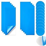 Selbstklebende Reparaturflicken Pool, 20 Stück Wasserfeste Reparatur Patch Tape PVC Pool Reparaturset, Selbstklebend Unterwasser Reparatur Pool Flicken für Wasserbett Schwimmbäder Aufblasbares Boot