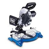 Scheppach Kappsäge HM80L mit Laser | Schnitthöhe 60mm | Schnittbreite 120mm | 1500W | Sägeblatt-Ø 210mm 24Z | beidseitig schwenkbarer Sägekopf | Gehrungssäge | Werkstückauflage & Spanner (HM80L 2024)