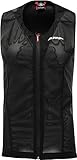 ALPINA PROSHIELD JUNIOR Vest - Flexibler, Atmungsaktiver & Individuell Einstellbarer Rückenprotektor Für Kinder, Black, 176