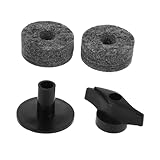 SOIMISS 2 STÜCK Cymbal Stand Ersatzset Teilig mit Kunststoff Felt Washer und Handknopf Kompatibel für Crash Splash Ride Becken Schnelles Montieren und Langlebiges Trommelzubehör