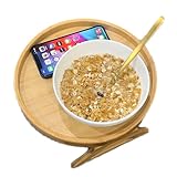 Bankarm - 25cm/9in Sofa Armcliptisch - Sofa Armcliptisch für breite Sofas | Round Sofa Armlest Tray für Snack, Telefon, externe Halterung