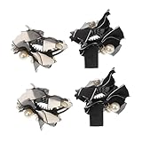 SAFIGLE 4 Stück Bogenclip haarspange schleife Fliege-Klauenclip Haarspange mit Schleife für Mädchen Bowknot-Haarklaue Haarkralle mit Schleifenknoten Biegeklauenklammern Harz