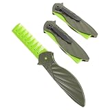 VALICLUD 3 Stück 3-In-1 Faltbarer Bartkamm für Herren mit Breiten Zinken Antistatischer Taschenkamm für Lockiges Haar Multifunktionaler Stylingkamm für Reisen und Alltag