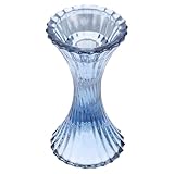 GLEAVI Transparenter Kerzenhalter Eleganter Ständer für Stumpenkerzen und Teelichter für Romantische Dekorationen und Stilvolle Tischgestaltung Geeignet für Drinnen und Draußen