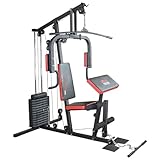 TrainHard Hansson.Sports Kraftstation HomeGym Multistation Fitnesscenter mit 65KG Gewichten