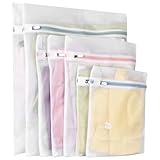 Newaner 7 stück wäschenetz für waschmaschin, 3 größen wäschesäcke, verformung und falten der kleidung zu verhindern, wäschebeutel mit reißverschluss für pullover, hemden, unterwäsche, strümpfe