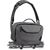 TAAOKA Kamera-Schultertasche, wasserdichte Reise-Kameratasche mit Stativhalterung, DSLR/SLR/spiegellose kleine Kameratasche, Umhängetasche für Fotografen (grau)