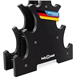 Body & Mind® Hanteln 2er Set Gymnastikhanteln Dumbbells Kurzhanteln; Effektives Krafttraining mit verschiedenen Gewichten; Fitness Workout für Zuhause (3-Ebenen Ständer)