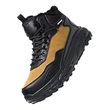 Wanderstiefel für Herren, wasserdicht, Winter, warm, Trekking-Sneaker, Pelzfutter, Thermo-Stiefel, mittelhoch, bequem, Walking, Freizeitschuh, Outdoor, rutschfest, Wanderschuhe, modisch, weiche Sohle