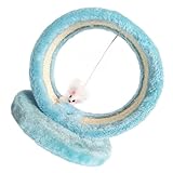 BUGUUYO 1 Satz Klettergerüst für Katzen katzenkratzmatte kratzmatte für Katzen Kratzspielzeug Kleiner Katzenbaum Katzen- -Kratzbaum Kratzbrett Übungsspielzeug für Katzen Plastik Blue