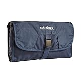 Tatonka Small Travelcare Kulturbeutel - Flache Waschtasche zum Aufhängen mit Fächern und Spiegel - 25 x 17 x 4 cm (navy)