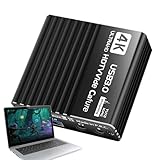 Croovepi Game Capture Card, 1080P Video Capture Device, 4K Device, Low Latency 60FPS Recorder for Conference Teaching Live Broadcast Streaming