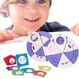 Emotionsrad aus Holz für - Gefühlsrad für psychische Gesundheit Verhaltensrad | Spielzeugrad für erste psychische Gesundheit Gefühle für M dchen