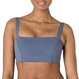 Amazon Essentials Damen Active FormFlex Buttery Soft Bandeau-Sport-BH mit verstellbaren Trägern, für leichten Halt, Schiefergrau, XXL