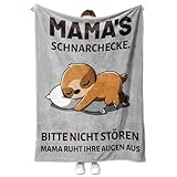 KAAYEE Mama Geschenk, Kuscheldecke Geschenke für Mama zum Geburtstag Muttertag Valentinstag Weihnachten, Geburtstagsgeschenk Muttertagsgeschenke für Mutter Frauen von Tochter Sohn 1.3 * 1.5 M Decke