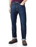 Wrangler Herren Regular Fit Jeans, Blackened Indigo, 40W / 32L