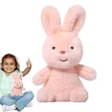 Kustimantu Niedliches Kaninchen-Plüschtier, animierte Plüschpuppe, niedliche Kollektion aus kuscheligem Spielzeug, bequem und gemütlich, für Teenager, Erwachsene, Mädchen, Kinder, Familie