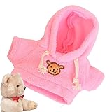 Stofftier-Kapuzenpullover – süßer Cartoon-Pullover, Capybara-Plüschtier, kleine Puppenkleidung für 7,87 9,84 Zoll, Figuren, Outfit, Sammlerpuppen-Shirt, Geschenk | Kinder Kleinkinder Mädc