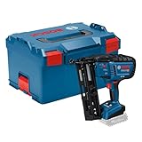 Bosch Professional 18V System Akku Holznagler GNH 18V-64-2 M (Einzel-/Kontaktschussauslösung, L-BOXX, ohne Akku/ Ladegerät)