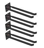 ALWORG Leiteraufhänger 4er Set für Garagenwand - Wandhaken Schwerlast - Haken für Garage Wandbehang - Schuppen, Hof und Garage Werkzeugaufhänger für Klappstühle, Leitern und Gartengeräte