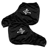 YARNOW 1 Paar Schlittschuhabdeckungen Einweicher Schlittschuhe Skateboard Skaterschuhe Schlittschuhleine Rollschuhe Für Schlittschuhwächter Hockey Schützend Black Polyester