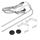 MAGICLULU Bbq Fleischthermometer Satz mit Silikon Griff Edelstahl Lebensmittelthermometer Präzise Grill Temperaturanzeige für Backofen und Küche