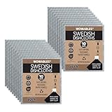 LOLA Schwedische Geschirrtücher, biologisch abbaubar, wiederverwendbar, saugfähig, Zellulose-Küchenschwämme, kein Abfall, geruchsfrei, hergestellt in Deutschland, 20 Stück