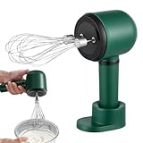Elektrischer Handmixer, manueller Mischer, Nudelmischer aus Edelstahl, Leistungsstarke Küchenwerkzeuge, wiederaufladbar, 3 Geschwindigkeiten durch Mischen von kleinen Haushaltsgeräten zum Mischen