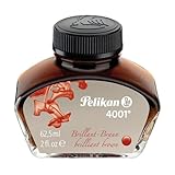 Pelikan Tintenglas Tinte 4001 Brilliant-Braun 62,5 ml, 1 Glas