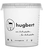 HUGBERT Gärbehälter 15L /17L - Gäreimer mit Skala und Deckel- Eimer Gärfass für Wein und Bier - 1 Stück
