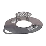 UNUS Grillplatte Bratplatte Feuerplatte Grillzubehör Feuerstelle 60 cm Durchmesser