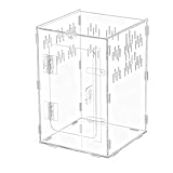 Jumping Spider Enclosure, Clear Acrylic Climbing Zone for Jumping Spider Accessories, Suitable for Reptiles, Fish, Turtles, Bearded Dragon, Snake, Gecko, Hermit Crab