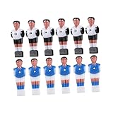 VICASKY 24 STK. Teiliges Tischfussball Figuren aus Langlebigem Material Simulation Fußballspieler Einfache Erkennung Dank Klarer Farbgestaltung als Kickertisch Ersatzteile für Intensives