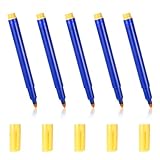 Bewudy 5 Stück Geldscheinprüfer Stift, Falschgeld Marker Stifte Geldprüfstift Falschgeld Prüfer Stift Geldprüfgerät Prüfstift für Euro Pfund und die meisten Banknoten(5 Stück)