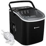 KitchenBrothers Eiswürfelmaschine Klein - Crushed Ice Maschine - Eiswürfel Maschine, Würfel - Ice Cube Maker - Eiswürfelbereiter - Ice Maker - Eiswürfelmaschinen - Ice Crusher - Eiscrusher