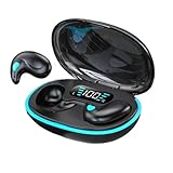 Generisch In Ear Sleeping Earphones, Bone Conduction Headphones, Wireless Sleep Earbuds, Side Sleeper Friendly Design, Clear Calls with Charging Case Compact Ideal for Smartphones Tablets