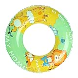 SOPOTUTU Aufblasbarer Schwimmring mit Tiermuster Bunter Tragbarer Schwimmring für Pool und Strand Wasserspielzeug für Sommerpartys und Freizeitaktivitäten