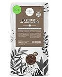 JASKER'S Hochbeeterde 80 L I 100% torffreie Hochbeet Erde I Bio Erde für Gemüsepflanzen, Blumen und Kräuter I Gartenerde für Hochbeet & in Deutschland Abgefüllt