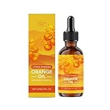 Orangenöl 100% Naturrein - Ätherisches Öl aus Kaltpressung - Pharmaqualität für Sauna Aufguss, Diffusor & Aromatherapie - Vegan & Laborgeprüft (60ml) (1, Orange)