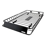 MaxxHaul 50506 robuster Universal-Dachträger aus Stahl, 162,6 x 99,1 x 15,2 cm, Schwarz