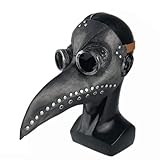 HXIZMY Halloween Carnival Pest Doktor Maske - Vogel Schnabelmaske Lange Nase Vogelschnabel Steampunk Masken - Kostüm Requisiten für Masquerade - Cosplay Party Kostüm Requisiten