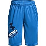 Under Armour Kids Boys' Prototype 2.0 Logo Shorts, Blue Circuit/Academy, LG (14-16 Big Kids)